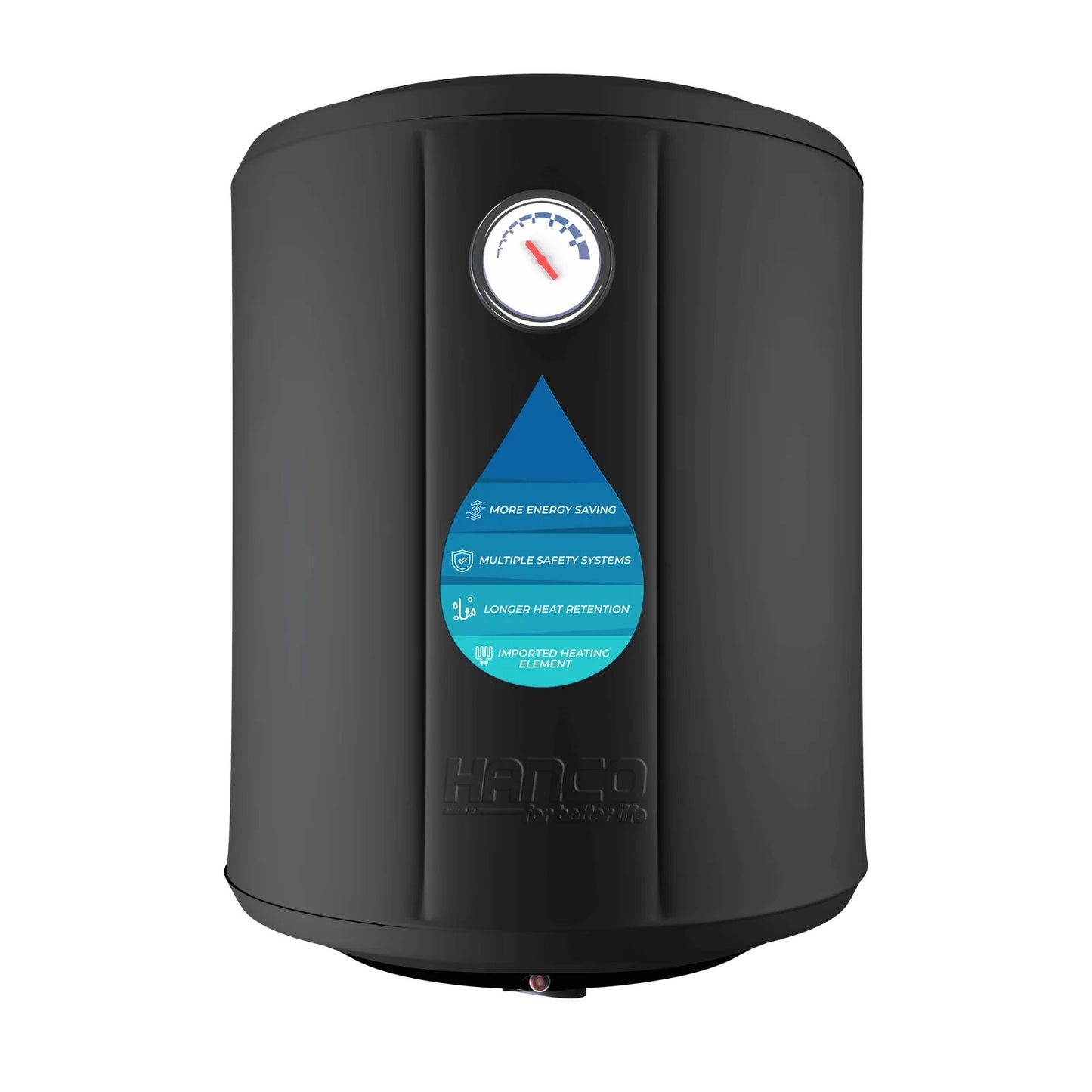 Hanco Semi Instant Electric Water Heater Black Price in Pakistan 