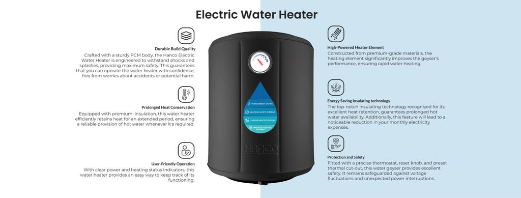 Hanco Hanco Semi Instant Electric Water Heater Price in Pakistan