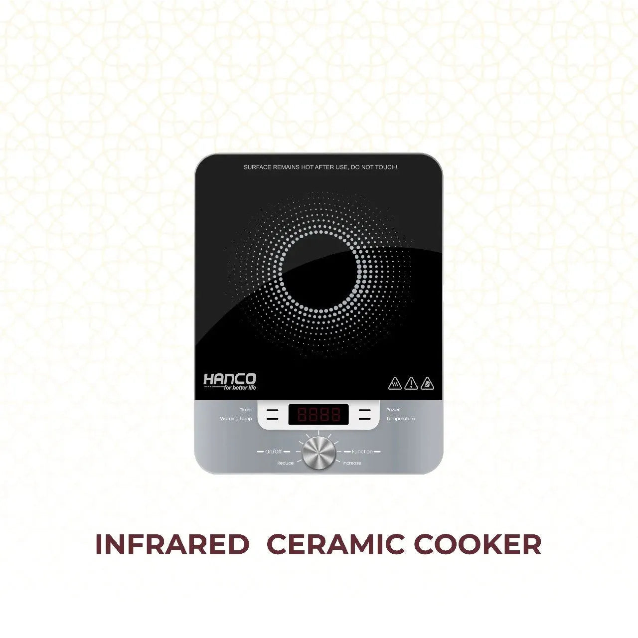 Hanco HIRC-120 Infrared Ceramic Cooker Secondary image