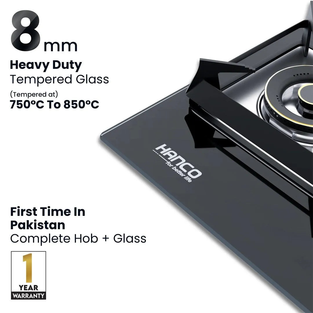 Hanco Tempered Glass Gas Hob Price in Pakistan