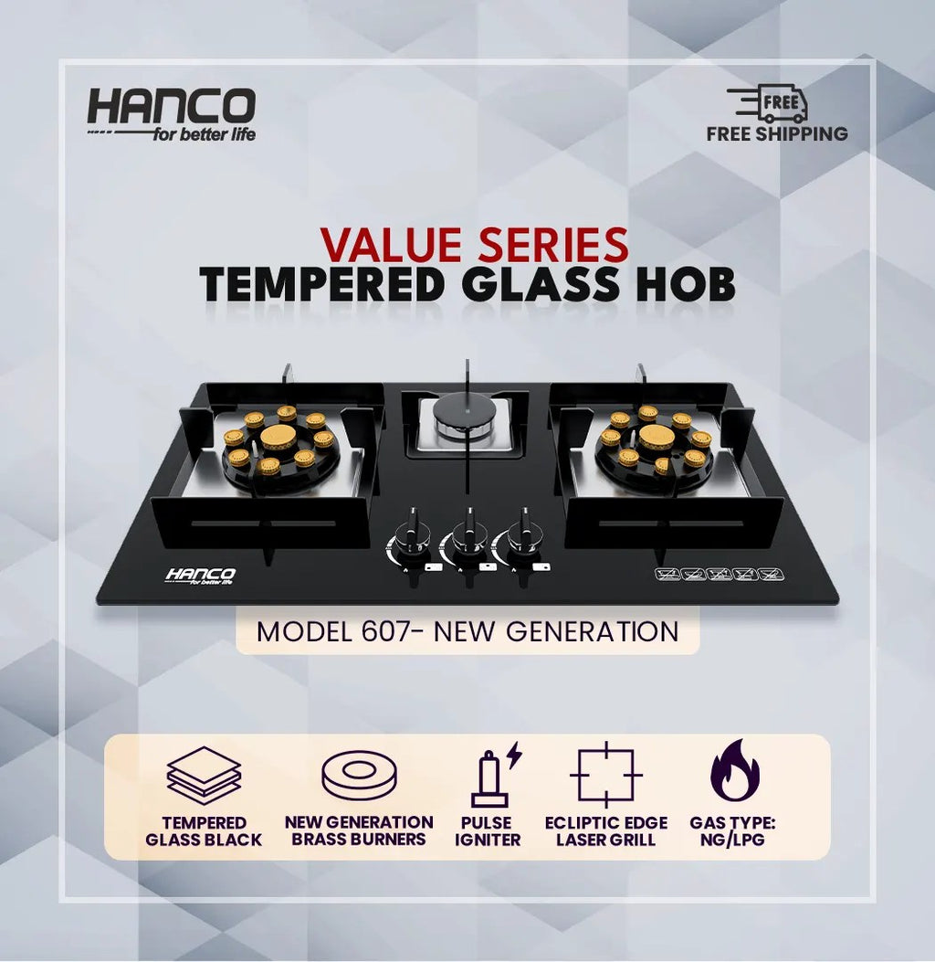 Hanco Hanco Tempered Glass Gas Hob Price in Pakistan