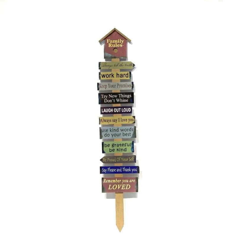 Decorative Hanging Family Rules Arrow Price in Pakistan Main image