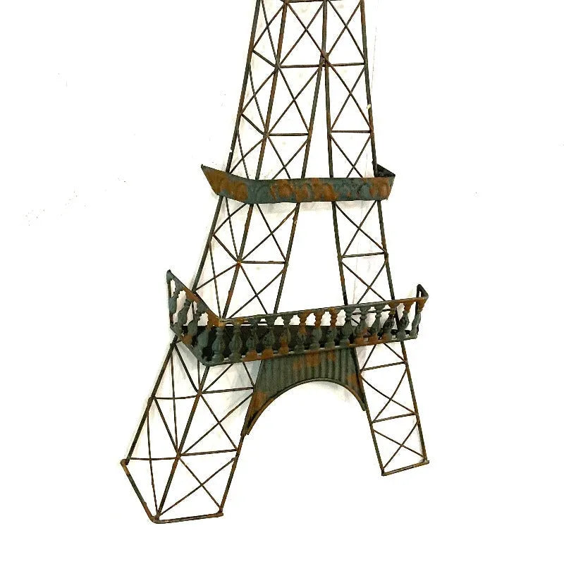 Hanging Metal Eiffel Tower Rustic Secondary image