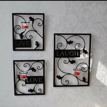 Decorative Hanging Metal Frame Set Of 3 Price in Pakistan
