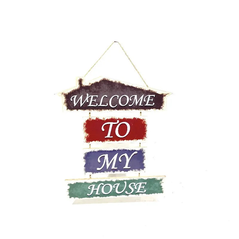 Hanging Welcome Wooden Frame Price in Pakistan Main image