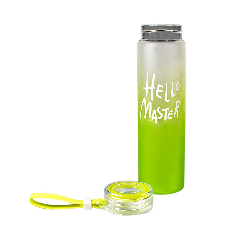 Hello Master Glass Drinking Water Bottle Green Price in Pakistan