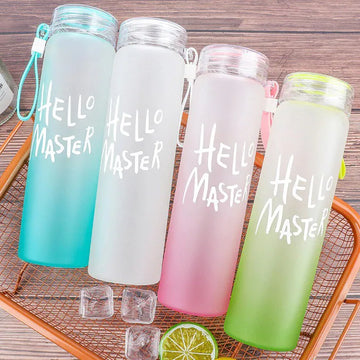 Hello Master Glass Drinking Water Bottle Green Price in Pakistan