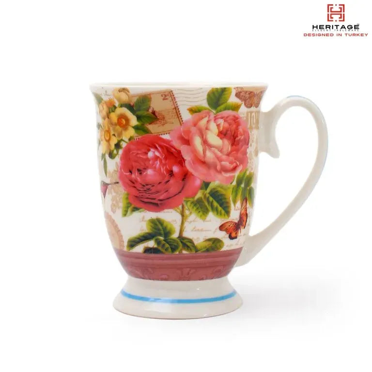 Heritage Belly Roses Mug – 6 Pieces Set Secondary image