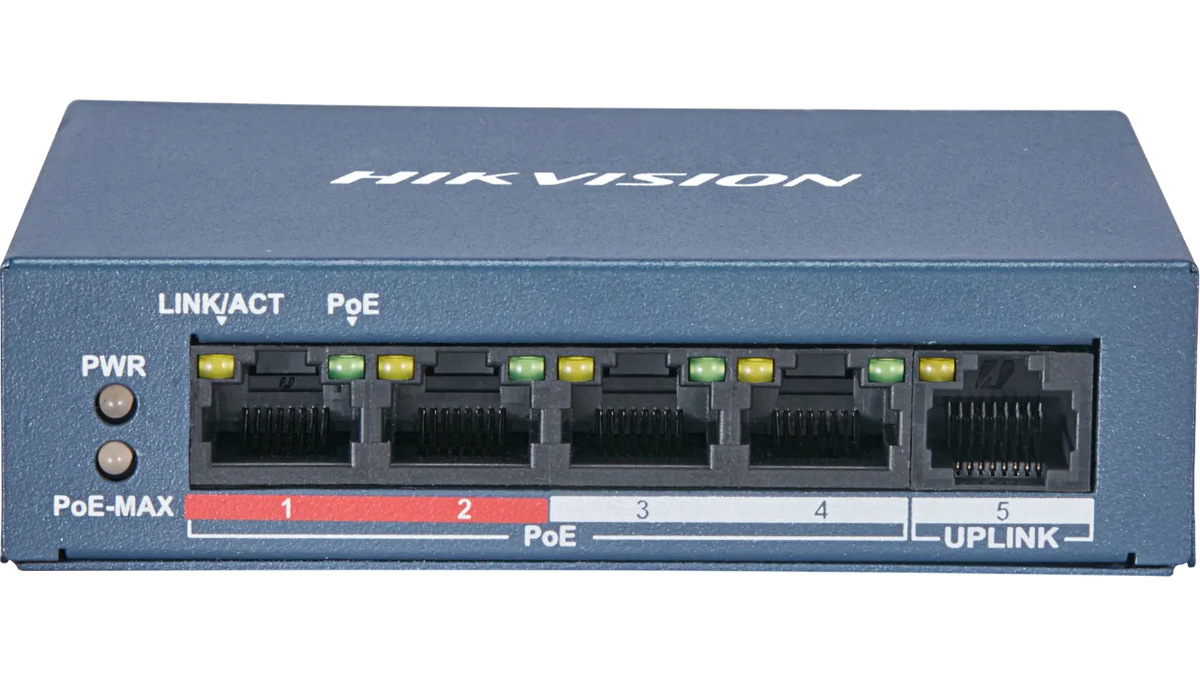 Hikvision DS-3E0105P-E-M PoE Switch Price in Pakistan Main image