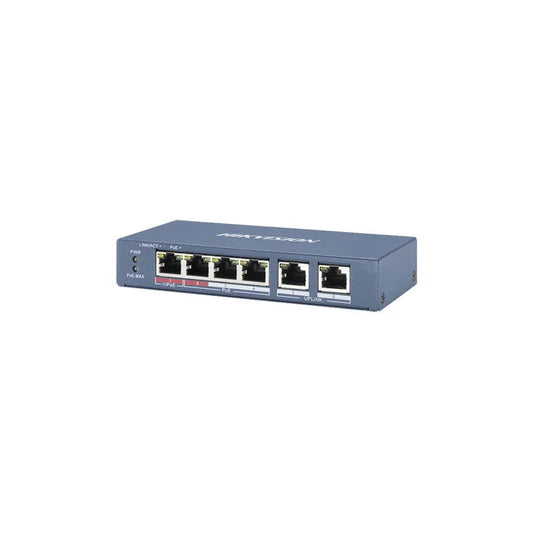 Hikvision DS 3E0106P E/M 4 Port Fast Ethernet Unmanaged POE Switch Price in Pakistan