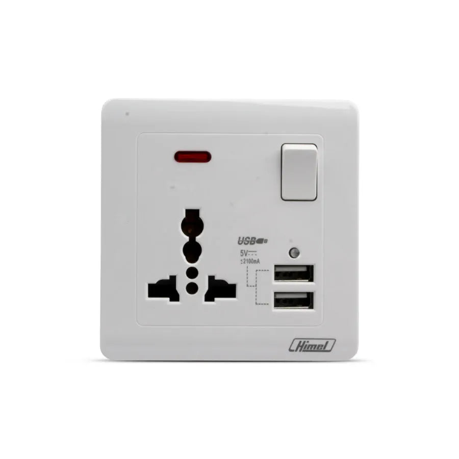 pieno 1 2 gang tv outlet Price in Pakistan Main image
