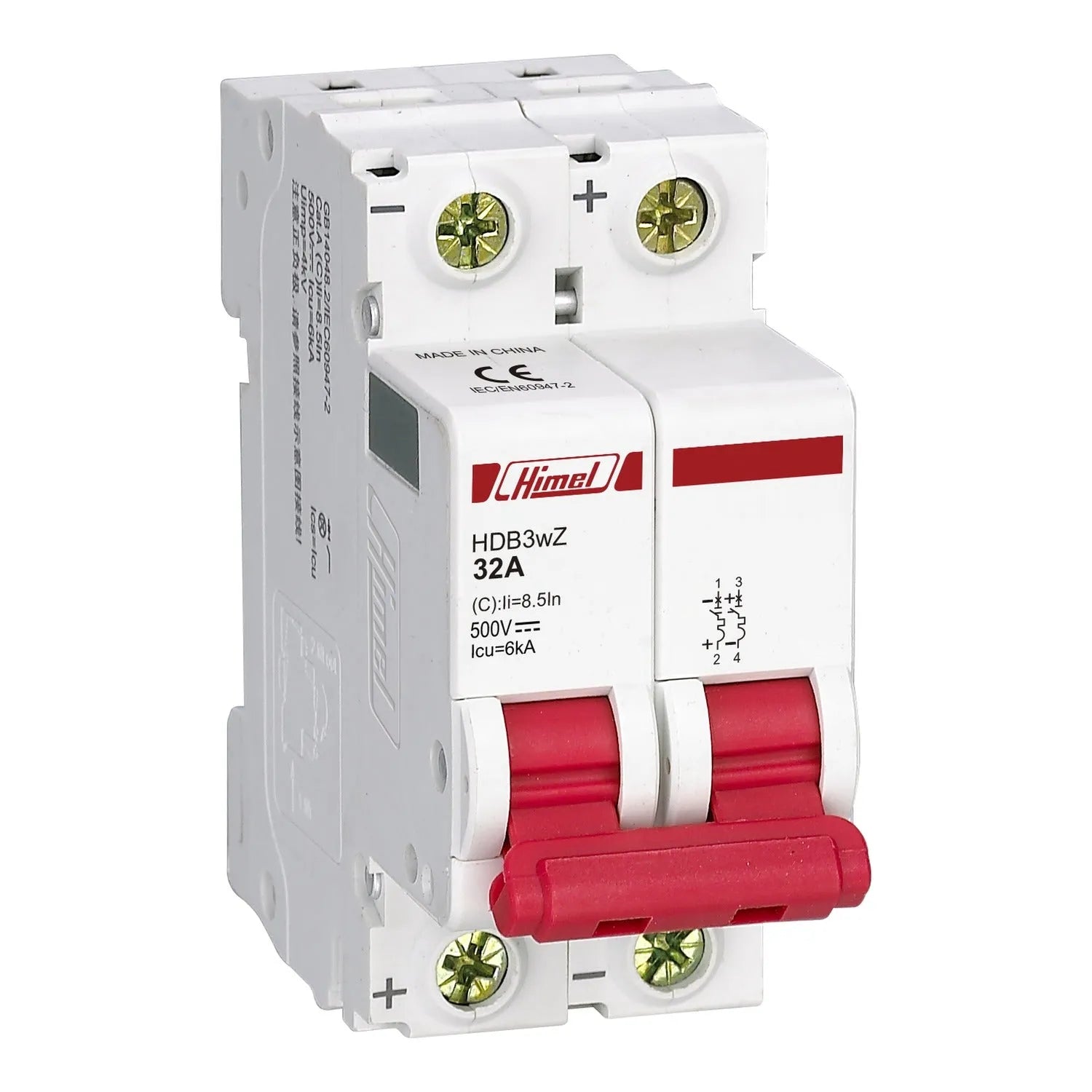 Himel 2P DC Miniature circuit breaker Price in Pakistan 