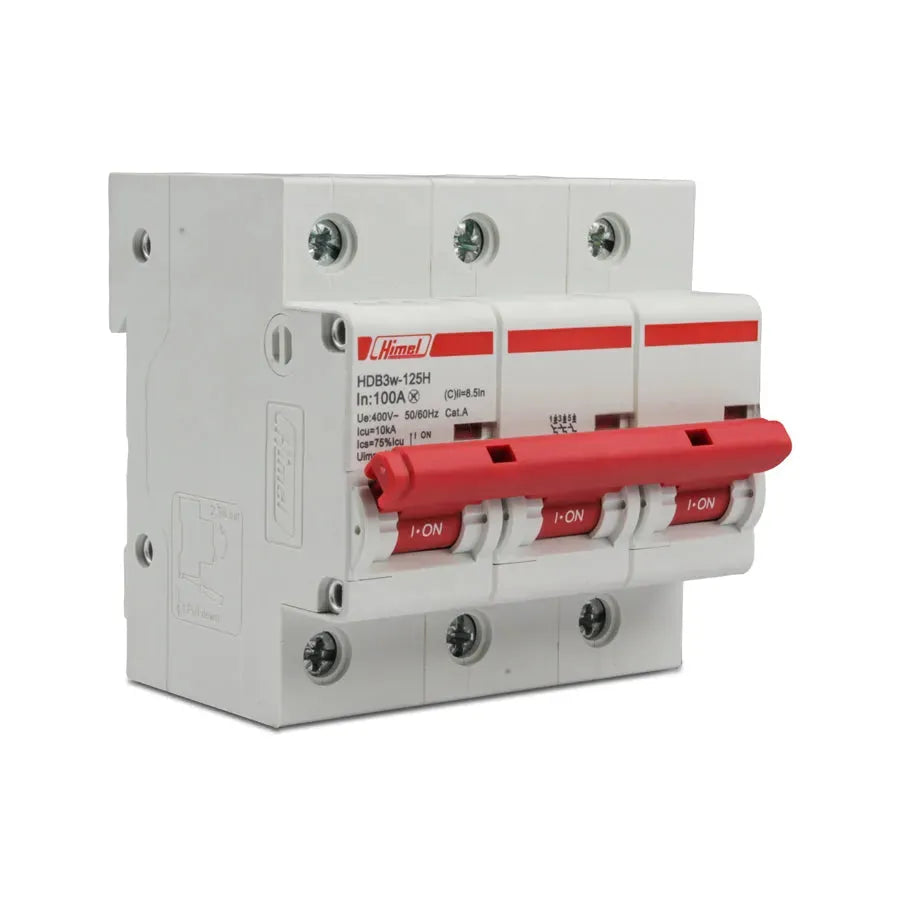 Himel HDB3W125H3C 3 Pole Miniature Circuit Breaker Secondary image