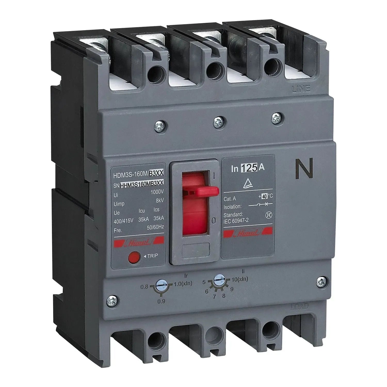 Himel HDM3S 4 Pole Molded Case Circuit Breaker Secondary image
