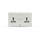 Himel HWDP213ASSN Duplex International Switch Socket