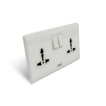 Pieno 1 Gang White Shuttered Plate Price in Pakistan