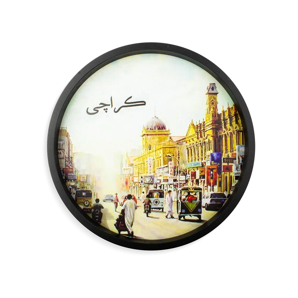 iconic karachi round tray Price in Pakistan