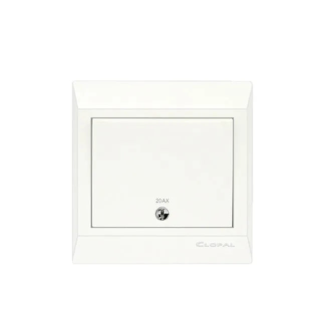 Clopal Ideas White Series 1 Gang Switch Price in Pakistan Main image