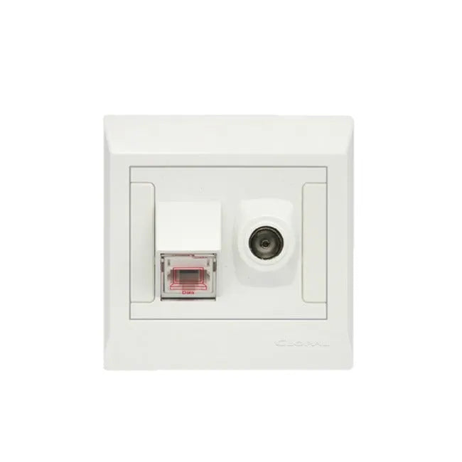 Clopal Ideas White Series 8 Gang Switch Price in Pakistan