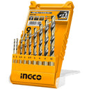 INGCO AKD1095 9PCS HSS Twist Drill Bits Set