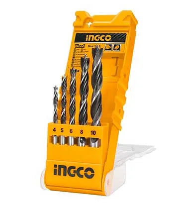 INGCO 5PCS Wood Drill Bits Set Price in Pakistan Main image