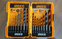 INGCO AKD9165 16PCS Metal Concrete and wood Drill Bits Set