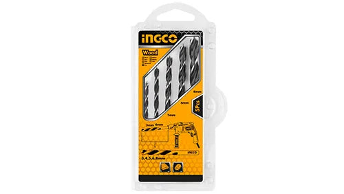 INGCO 5PCS Wood Drill Bits Set Price in Pakistan Main image