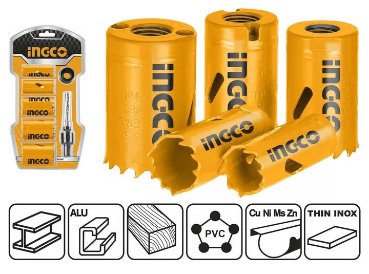 INGCO Bi-Metal Hole Saw Set Price in Pakistan Main image
