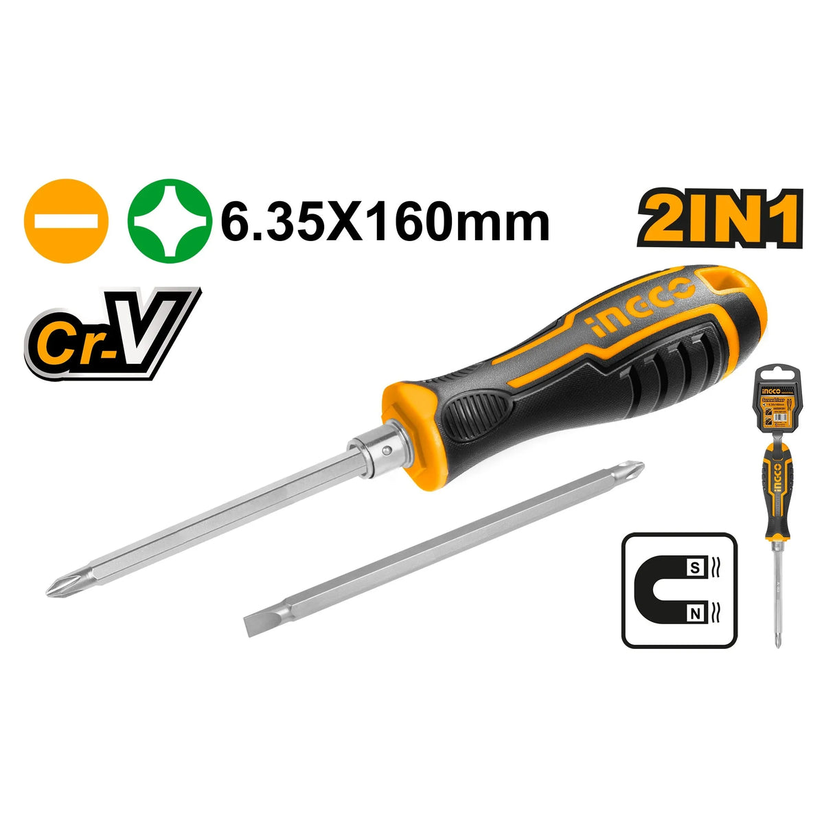 INGCO Screwdriver Set Price in Pakistan  Main image
