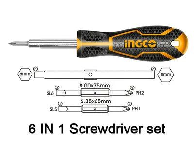 INGCO Screwdriver Set Price in Pakistan Main image