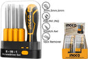 INGCO AKISD0901 9 Pcs Interchangeable Screwdriver Set