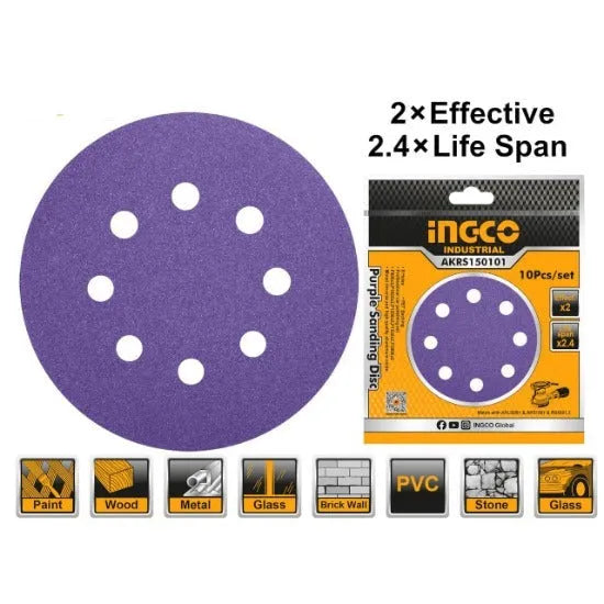 INGCO Purple Sanding Disc Price in Pakistan Main image