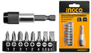 INGCO AKSD0071 9pcs Screwdriver Bits Set