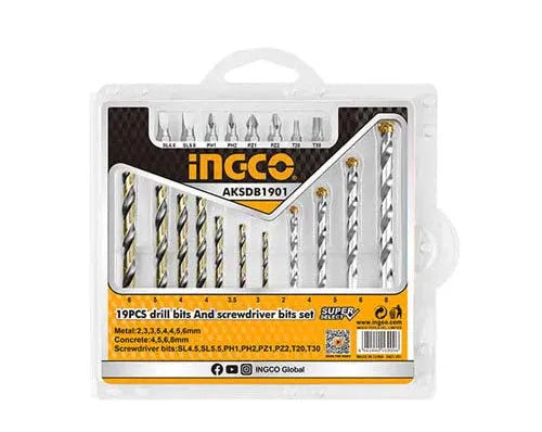 INGCO Drill Bits & Screwdriver Bits Set Price in Pakistan Main image