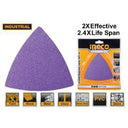 INGCO AKTS080202 Purple Delta Sanding Sheets
