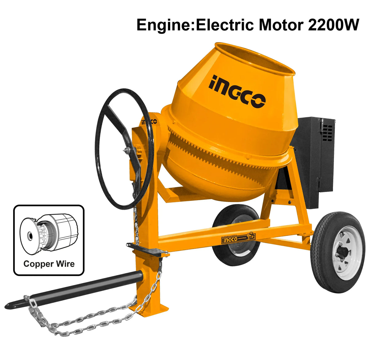 INGCO Electric Concrete Mixer Price in Pakistan Main image