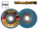 INGCO FDZ1151 Zirconium Flap Disc