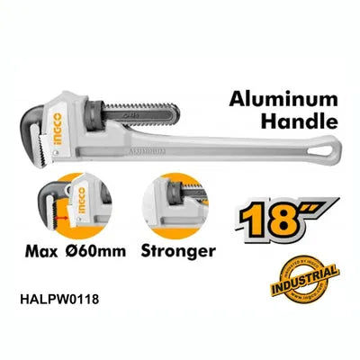 INGCO Aluminum Handle Pipe Wrench Price in Pakistan Main image