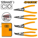 INGCO HCCPS26125 4Pcs Circlip Plier Set