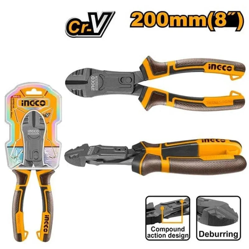 INGCO HCDCP58200 Compound Action Diagonal Cutting Plier Secondary image