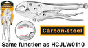 INGCO HCJLW0210 Curved Jaw Locking Plier