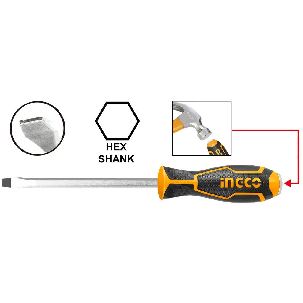 INGCO HHGTS286100 Slotted Go-Through Screwdriver Secondary image