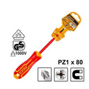 INGCO HISD81PZ180 Insulated Screwdriver