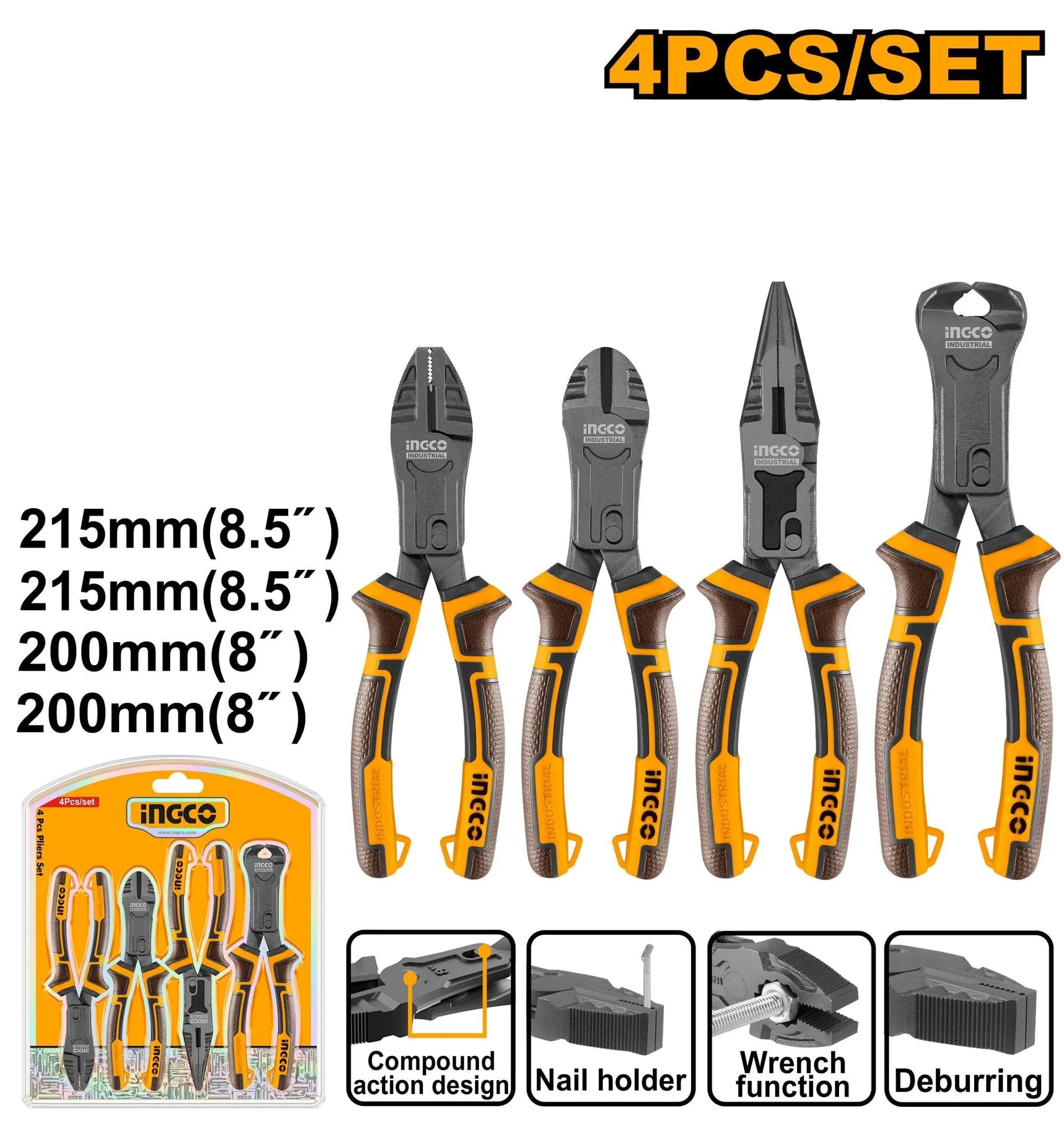 INGCO Action Pliers Set Price in Pakistan