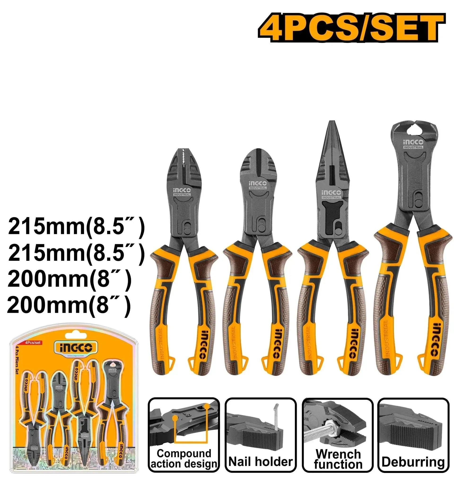 INGCO Action Pliers Set Price in Pakistan