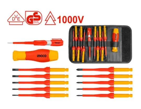 INGCO HKISD1201 12 Pcs Interchangeable Insulated Screwdriver Set Secondary image