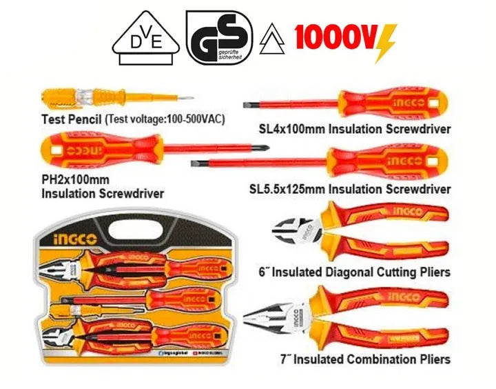 INGCO Insulated Hand Tools Set Price in Pakistan Main image