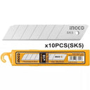 INGCO HKNSB112 10pcs 18mm Knife Blades Set