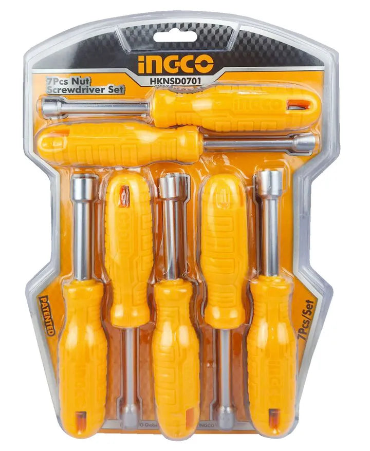 INGCO HKNSD0701 7Pcs Nut Screwdriver Set Main image
