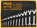 INGCO HKSPA2142 Double Open end Spanner Set